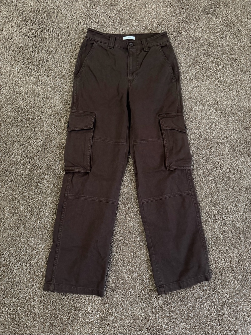 TNA Women's Dark Brown Cargo Pants